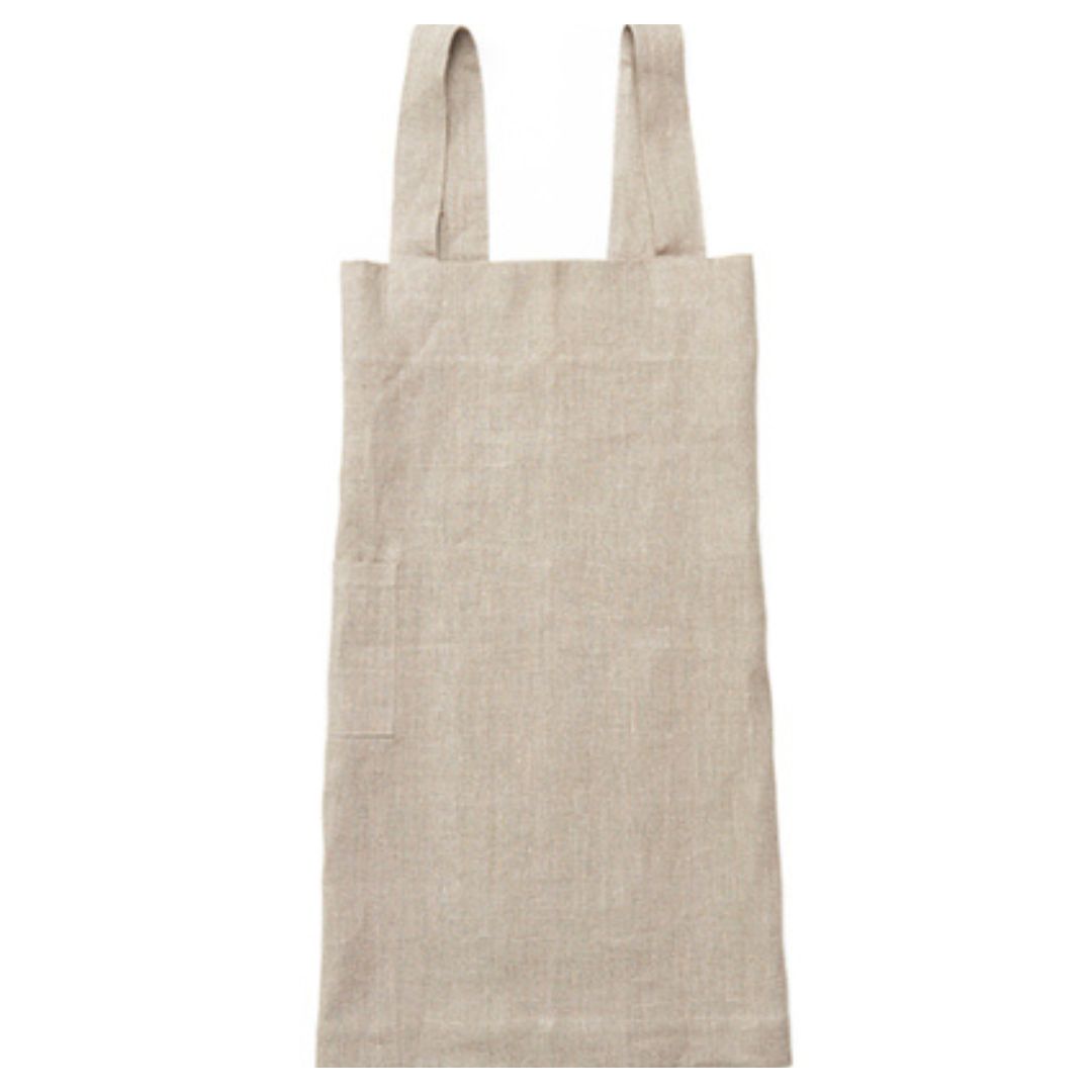 fog linen work リネンスクエアクロスエプロン ナチュラル