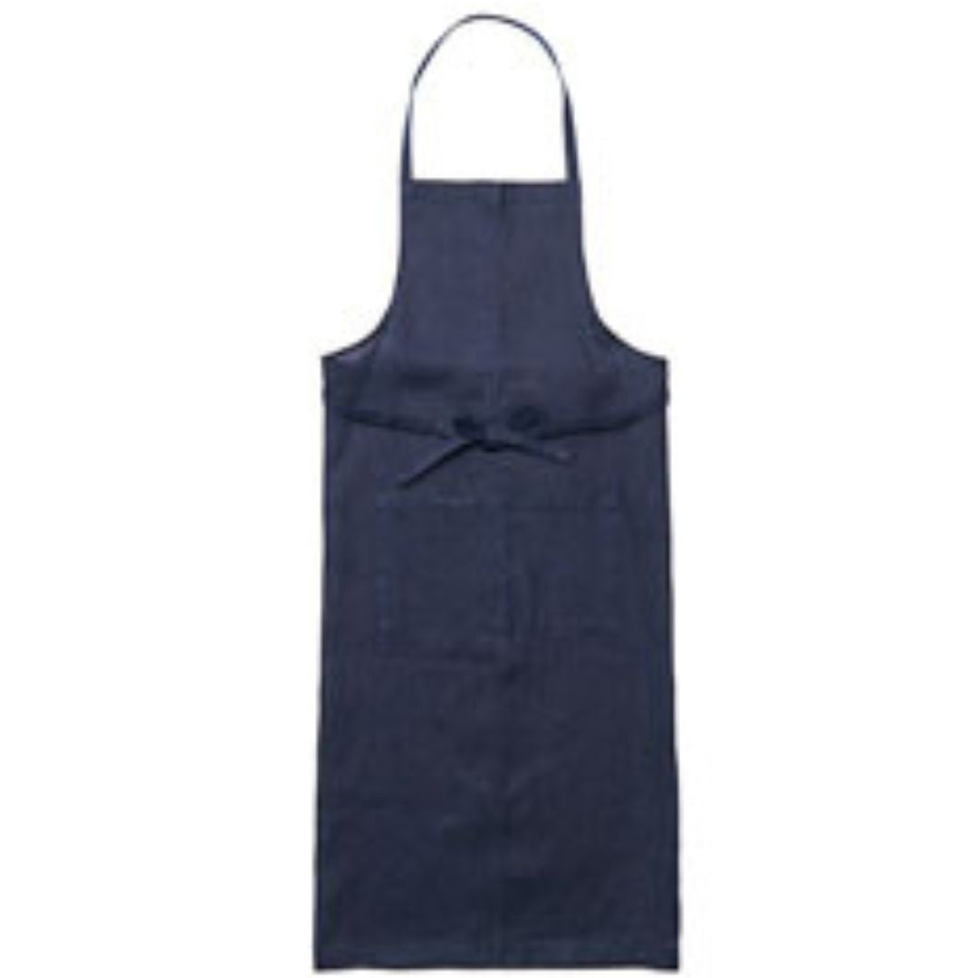 fog linen work リネンフルエプロン ネイビー